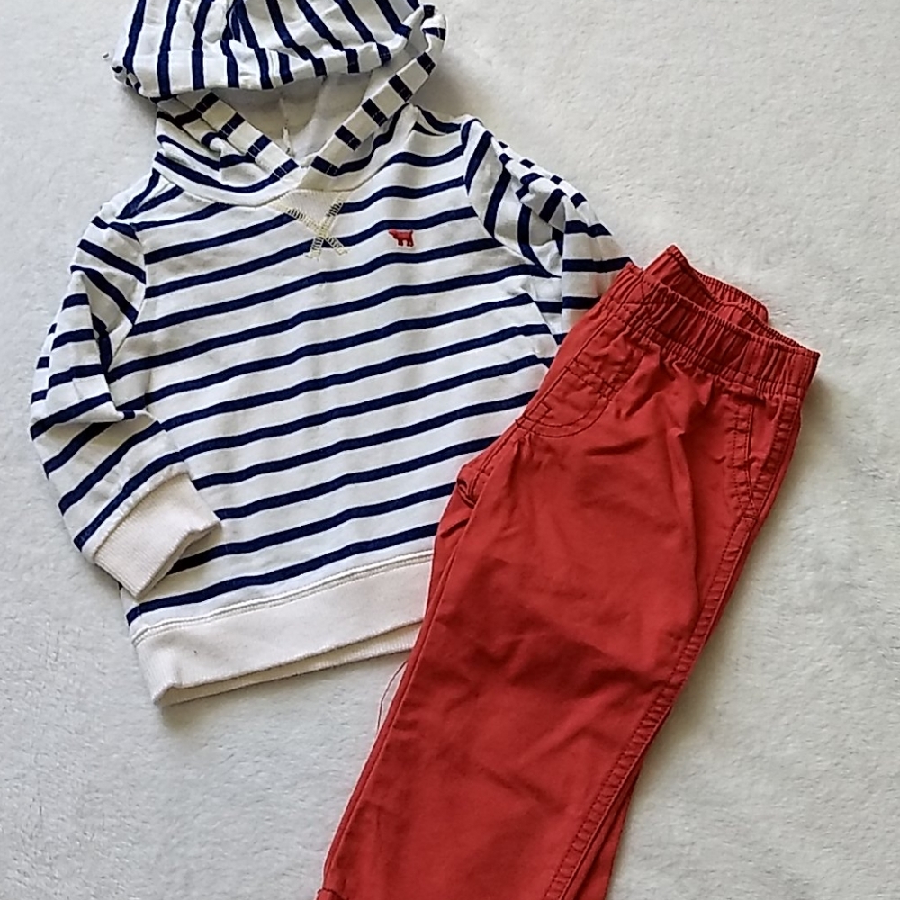 Carter's long sleeve shirt and pants set